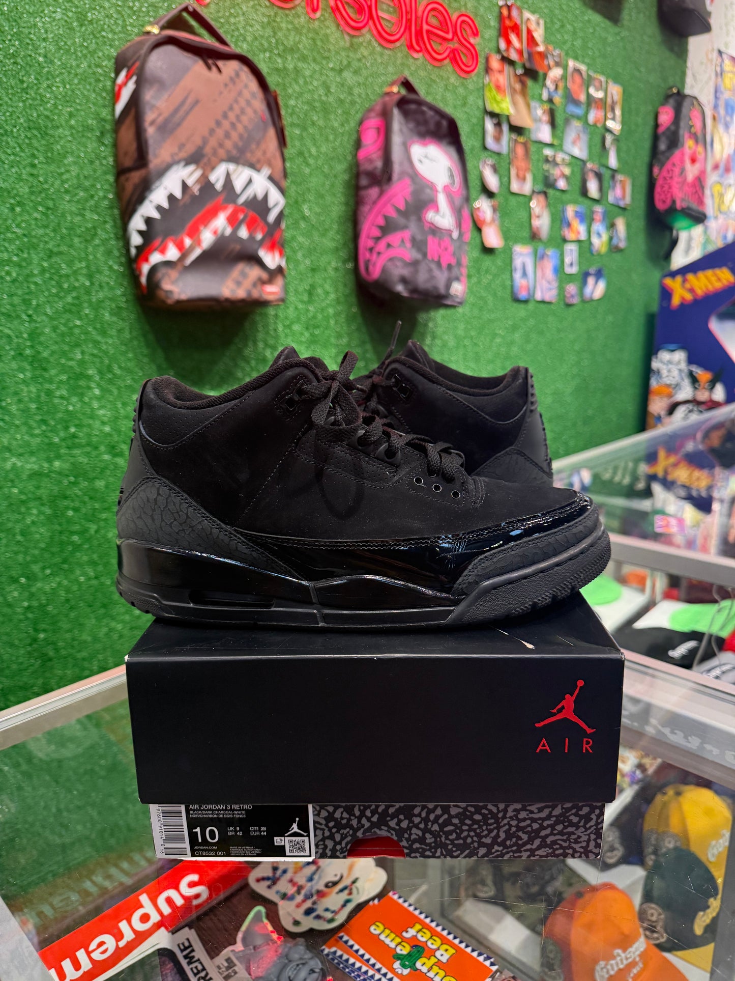 Air Jordan 3 Black Cat (USED)