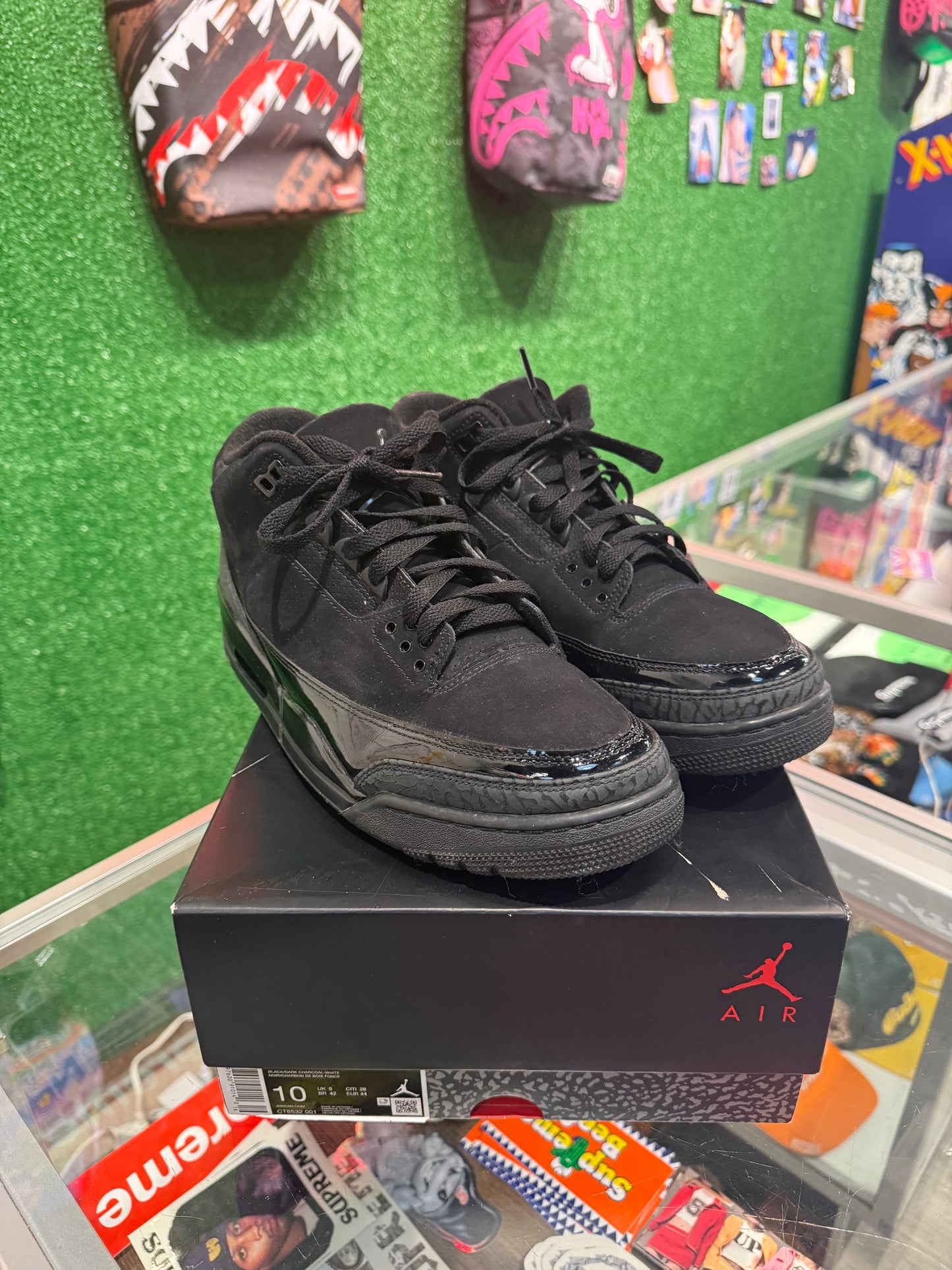 Air Jordan 3 Black Cat (USED)