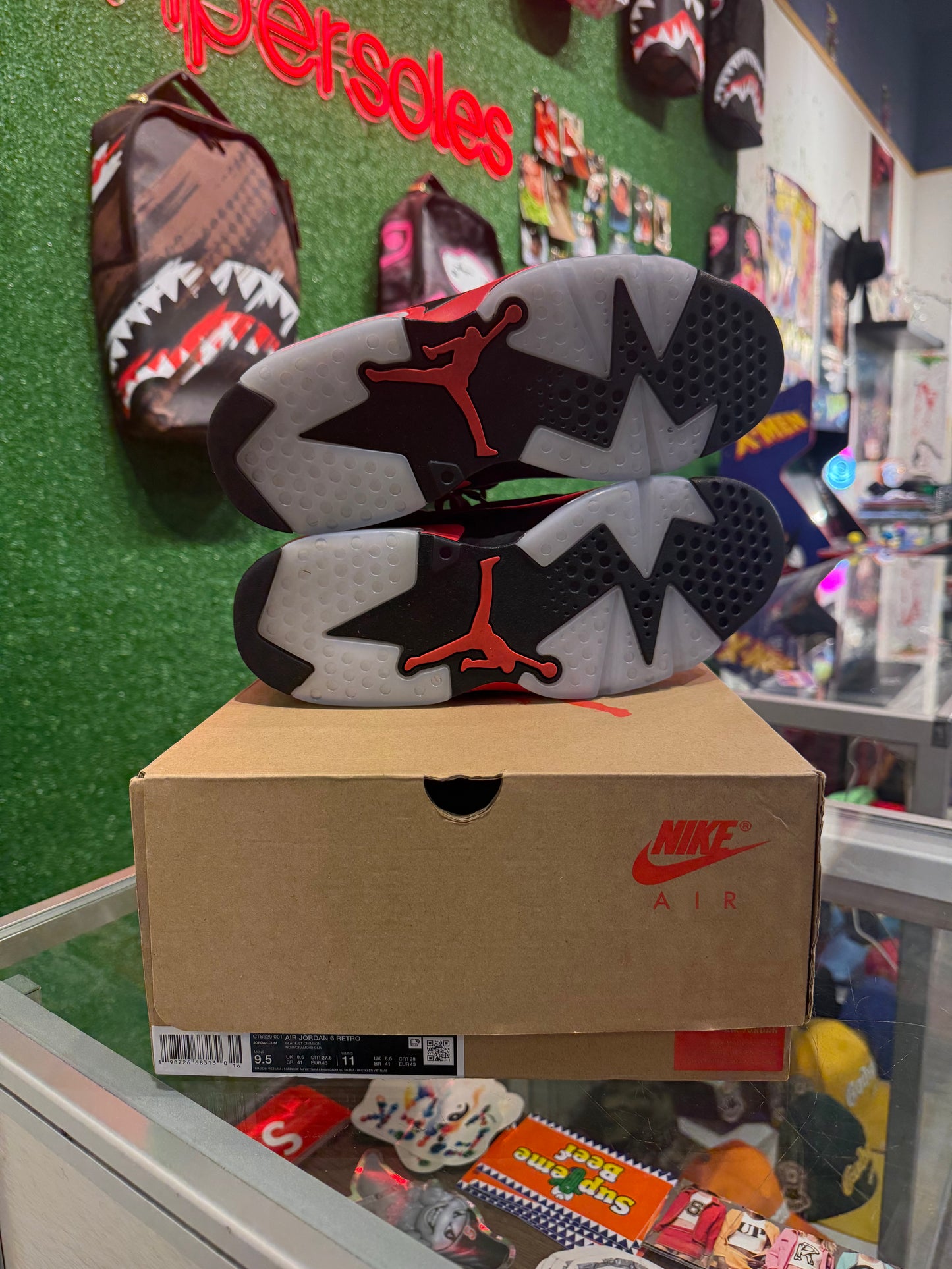 Air Jordan 6 Black Infrared Salesman (2026) (USED)