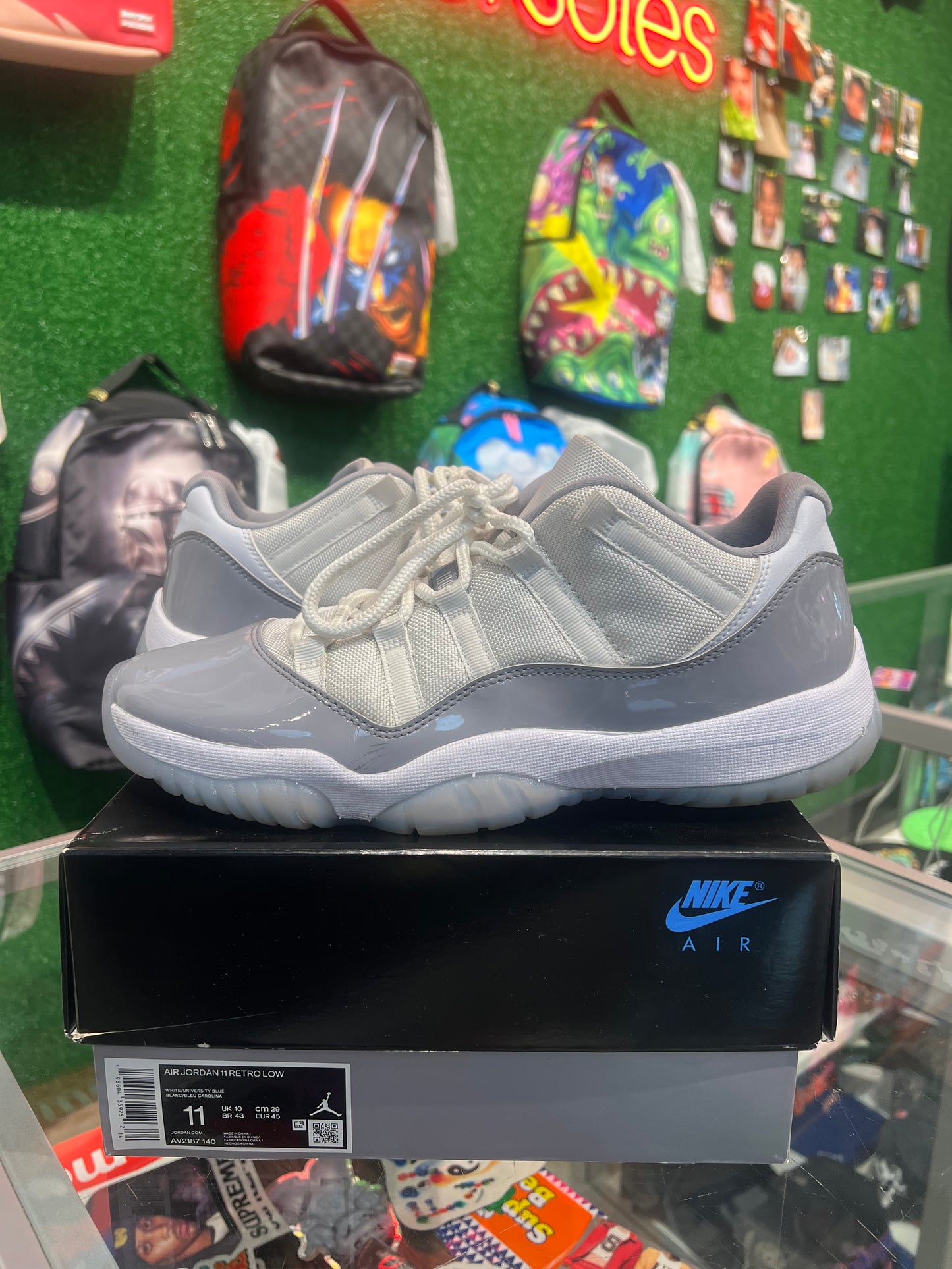 Air Jordan 11 low Cement Grey(USED)