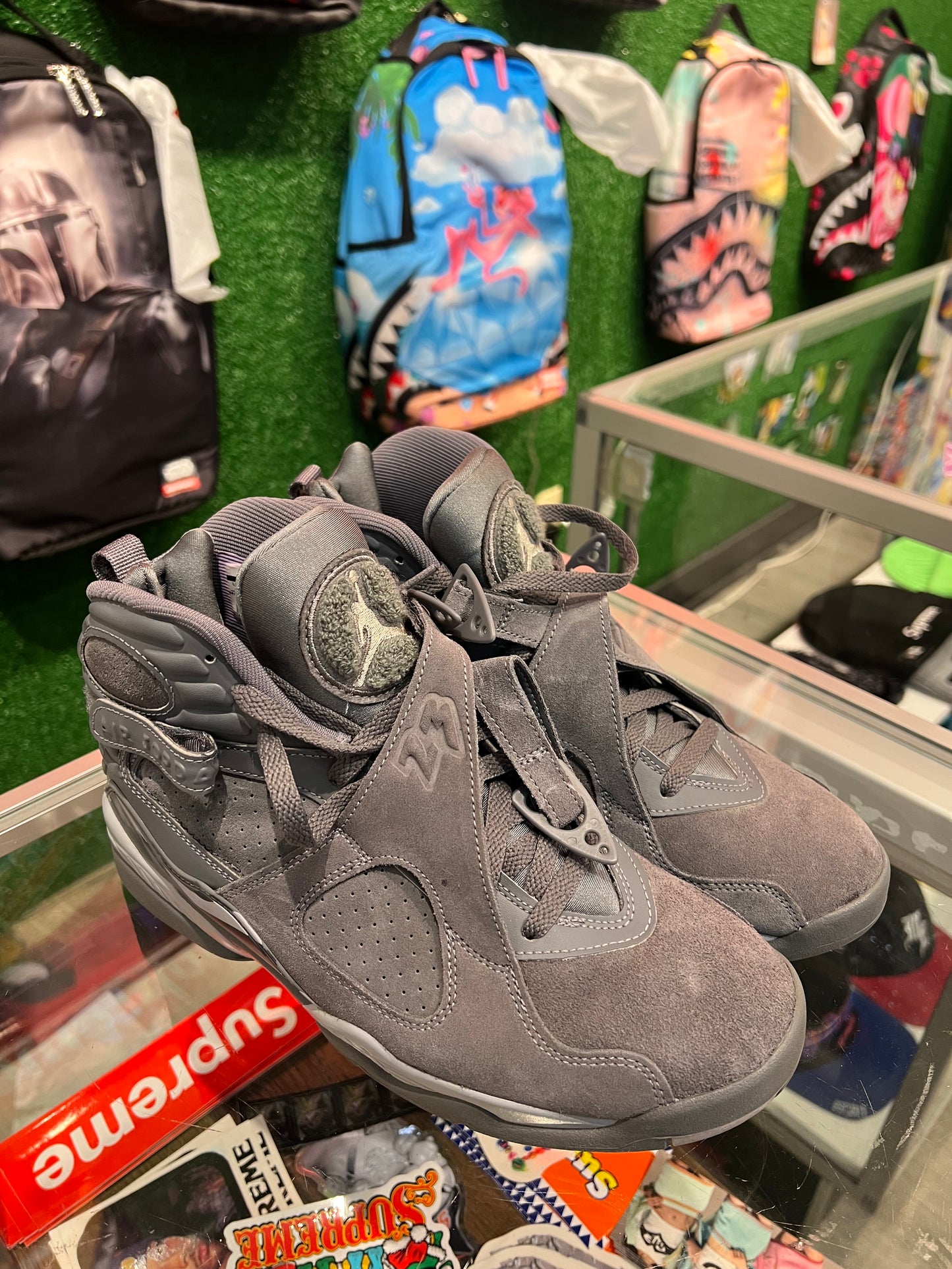 Air Jordan 8 cool grey (USED)