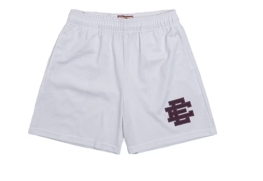 Eric Emanuel EE Basic Shorts White/Grey/Maroon
