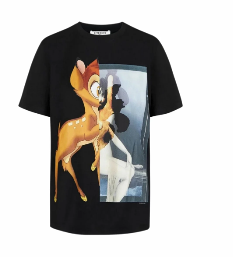 Givenchy Bambi Print Tee Black