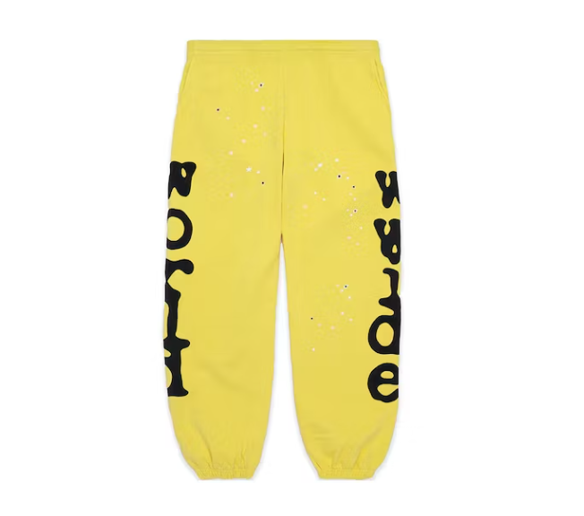 Sp5der Beluga Sweatpants 'Gold Yellow'