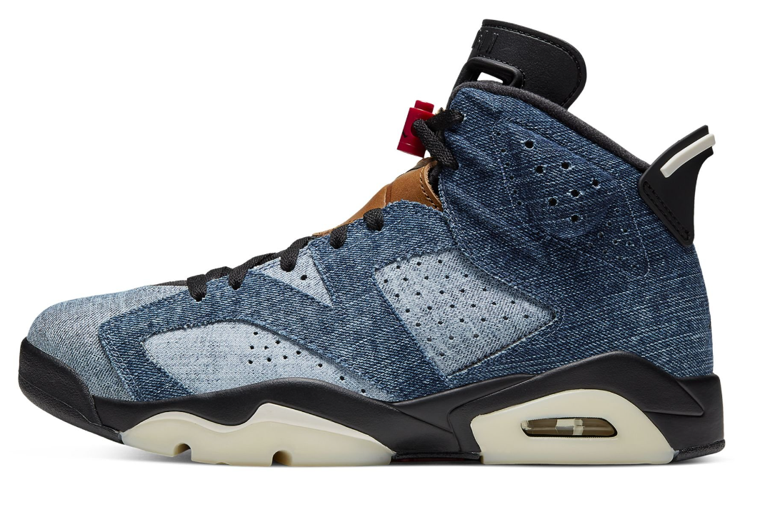 Air Jordan 6 washed denim (USED)