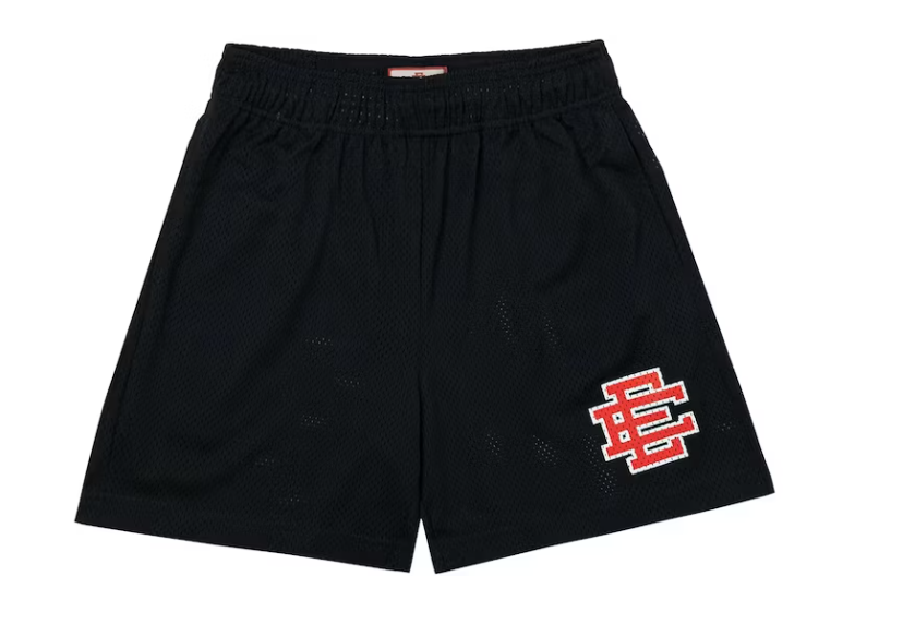 Eric Emanuel EE Basic Shorts  Black Varsity Red