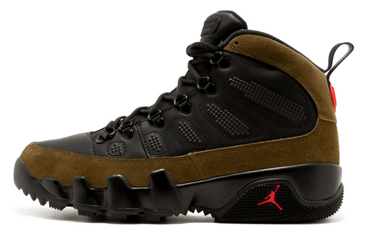 Air Jordan 9 olive boot
