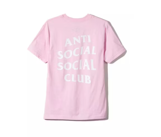 Anti Social Social Club Logo 2 T-Shirt Pink