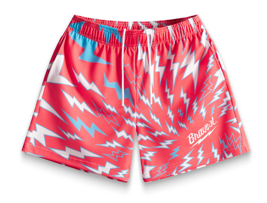 Bravest Studios Pink Lightning Shorts