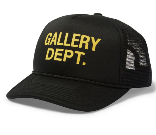 Gallery Dept.  GD Trucker Hat Black/yellow