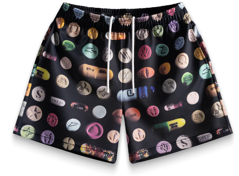 Bravest Studios Black Pill Shorts