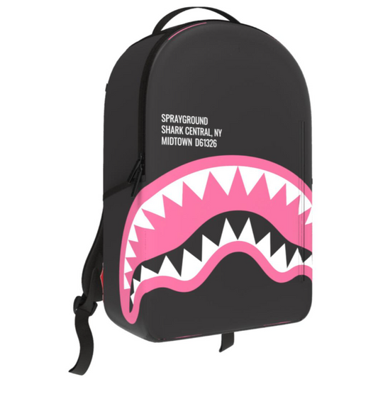 Spray Ground SHARK CENTRAL PINK DLXSV BACKPACK (B6362)