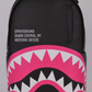 Spray Ground SHARK CENTRAL PINK DLXSV BACKPACK (B6362)