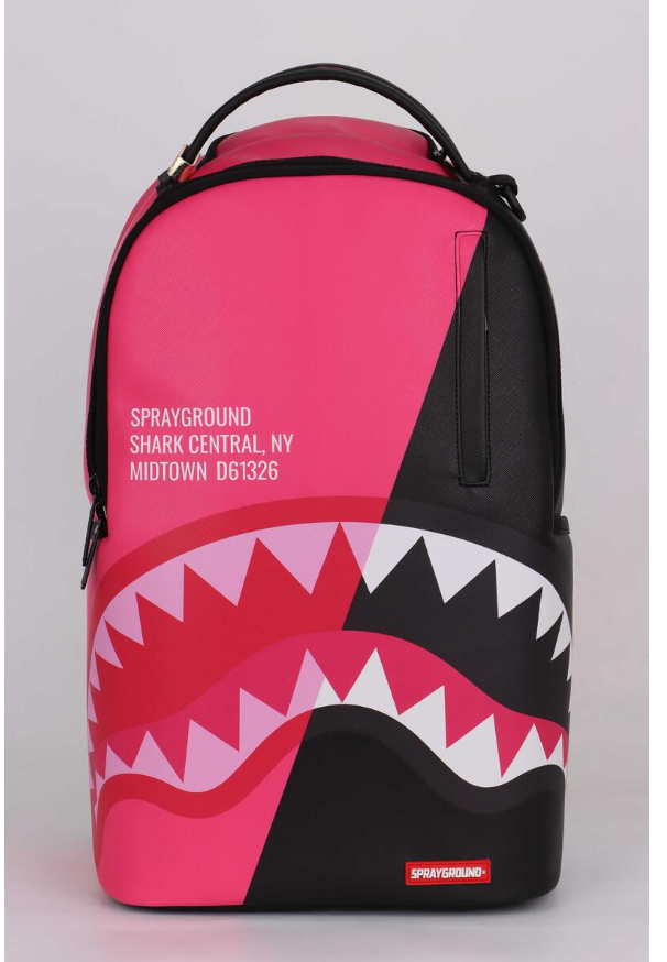 Spray Ground SHARK CENTRAL PINK SLICE DLXSV BACKPACK (B6252)