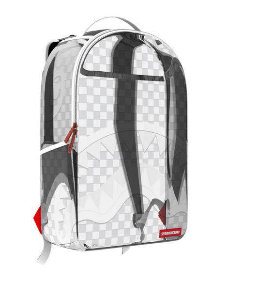 Spray Ground CLEAR EMBOSSED SHARKS IN PARIS DLXSV BACKPACK (B5965)