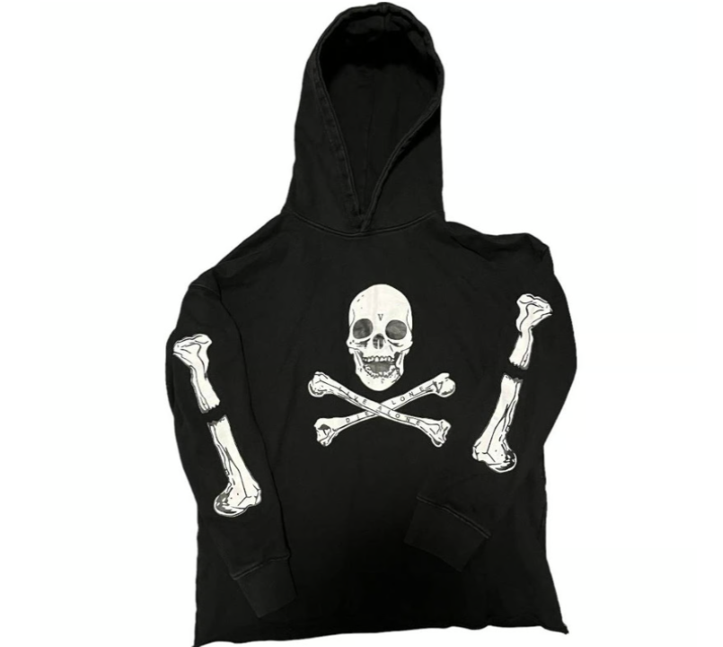 Vlone Skull Live alone Die Alone Hoodie