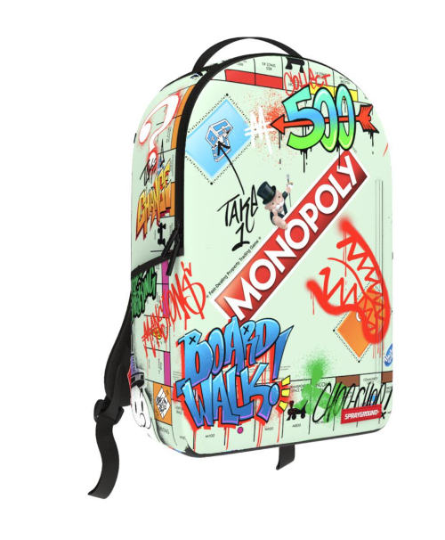 Spray ground MONOPOLY GAME TAG Back Pack  (B6381)