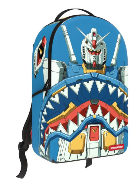 Spray Ground Gundam Mech Shark (B6642) BACK PACK