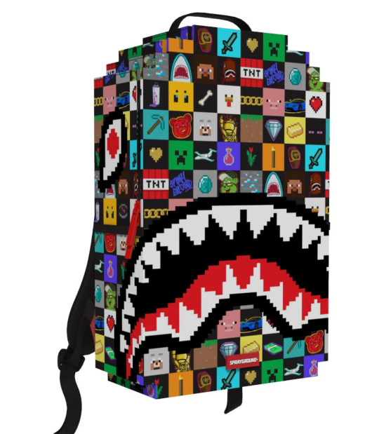 Spray Ground MINECRAFT CHECKS Back Pack  (B5973)