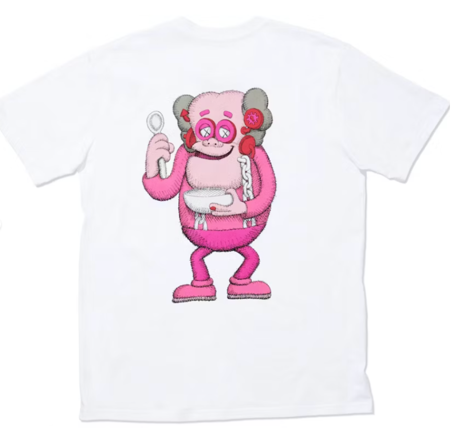 KAWS x Monsters Franken Berry T-shirt White