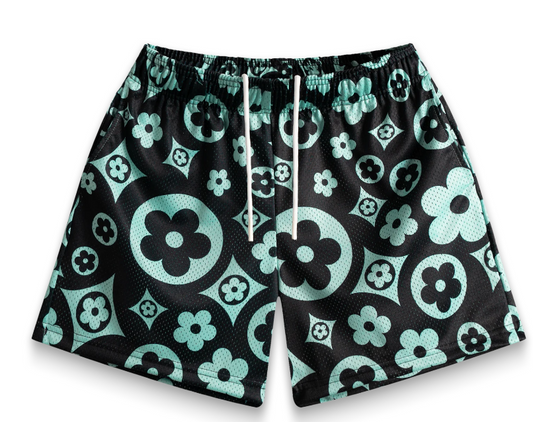 Bravest Studios Menthol Flower Shorts