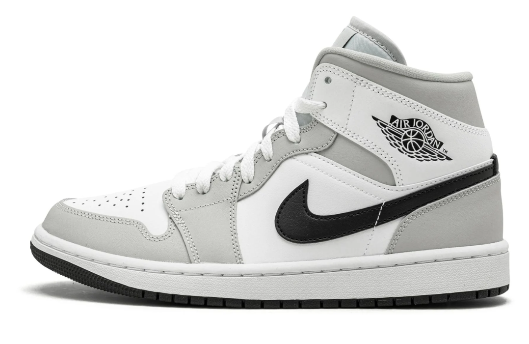 Air Jordan 1 Mid Light Smoke Grey (Women's)