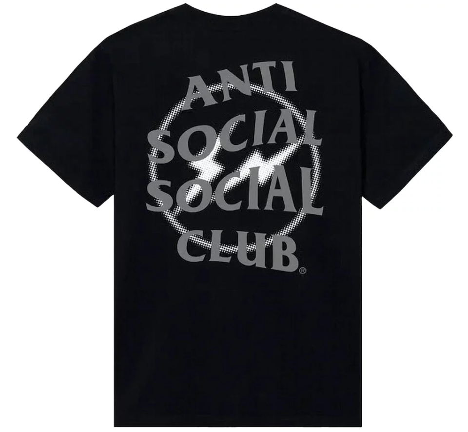 Anti Social Social Club x Fragment Half Tone Tee 'Black/Grey'