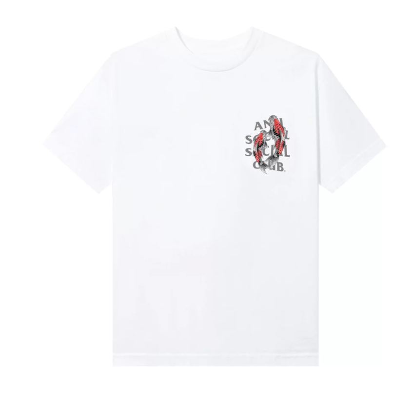 Anti Social Social Club Koi Garden Tee 'White'