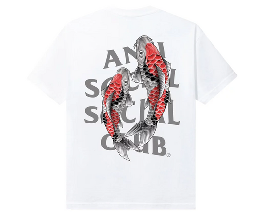 Anti Social Social Club Koi Garden Tee 'White'