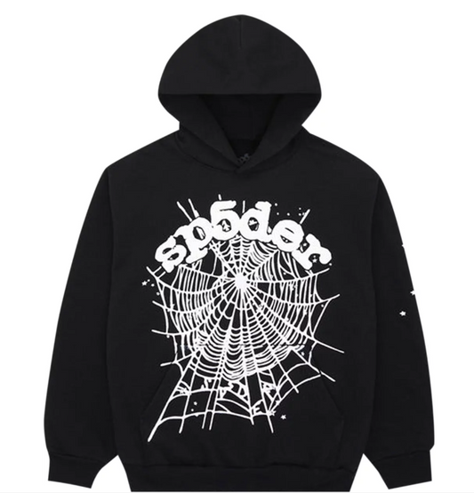 Sp5der OG Web Hoodie 'Black'