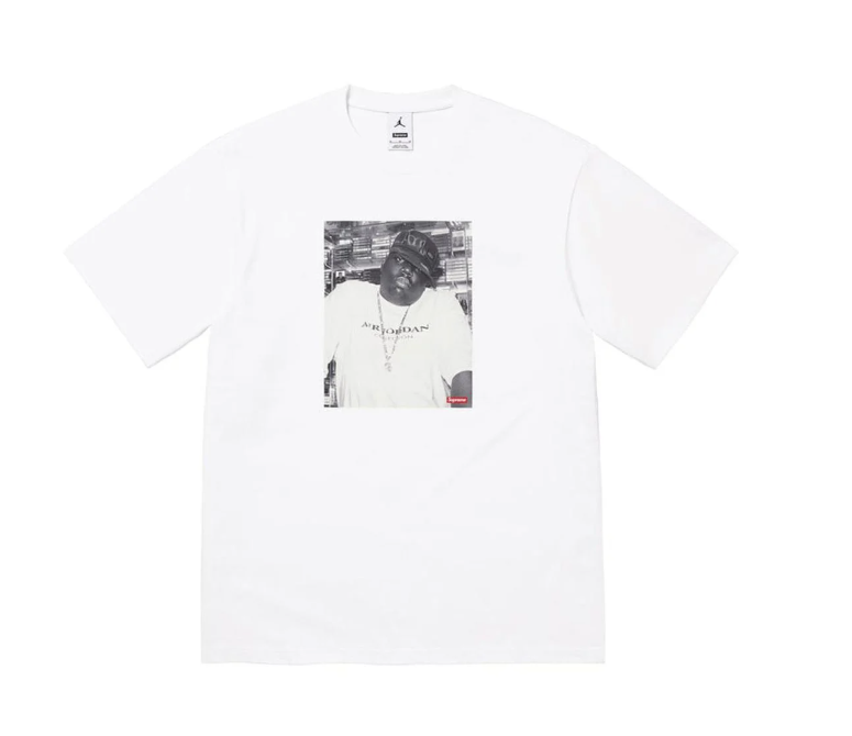 Supreme Jordan Biggie S/S Top White