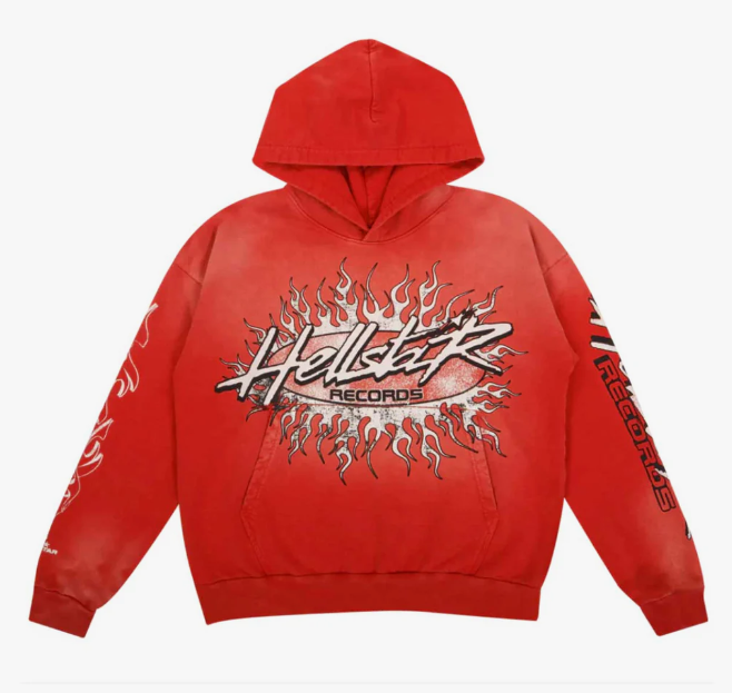 H.Star Records Hoodie Red