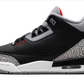 Air Jordan 3 Black Cement (GS) (2024) (USED)