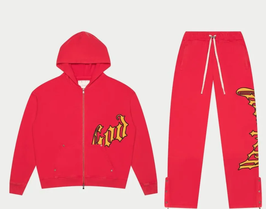 God Speed Men's OG Logo Sweatsuit Red/Yellow