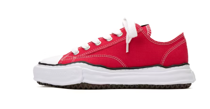 Maison Mihara Yasuhiro Peterson OG Sole Canvas Low Red