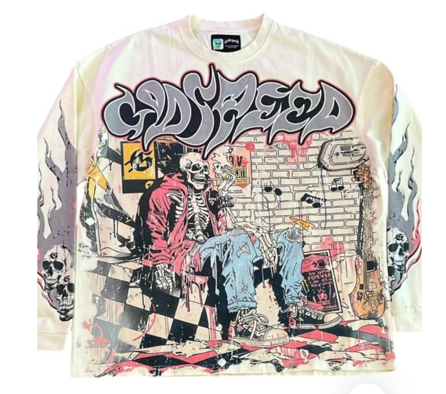 Godspeed Stoner LS T-Shirt (Bone)