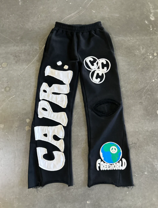 Project Capri Flared Sweats White