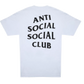 Anti Social Social Club Logo 2 T-Shirt White