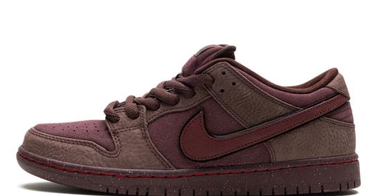 Nike sb dunk low city of love burgundy crush