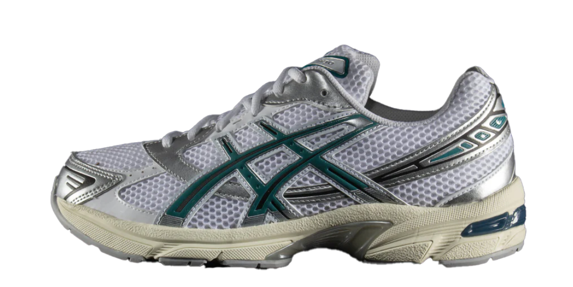 Asics gel 1130 white rainy lake (USED)