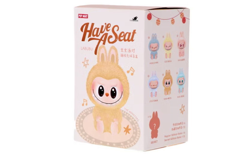 Pop Mart Labubu The Monsters Have a Seat Vinyl Plush Single Blind Box