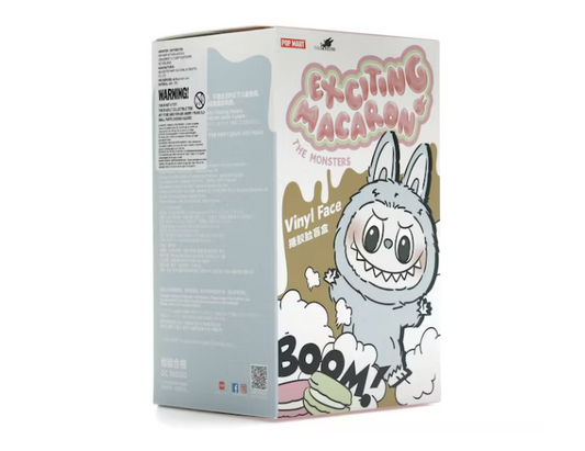 Pop Mart Labubu The Monsters Exciting Macaron Vinyl Plush Pendant Single Blind Box
