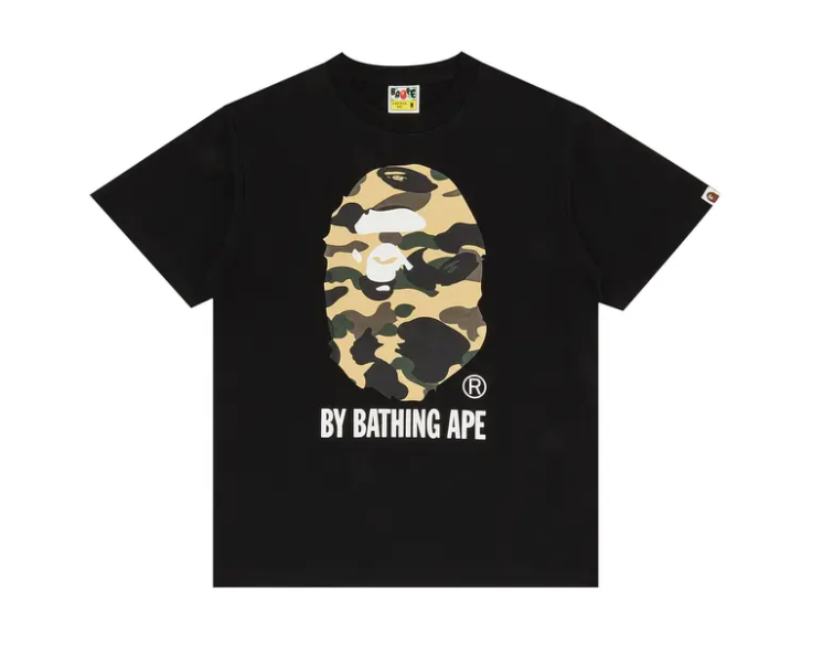 BAPE 1st Camo By Bathing Tee 'Black'