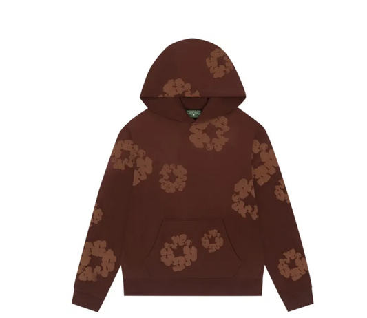 Denim Tears Mono Cotton Wreath Hoodie 'Brown'