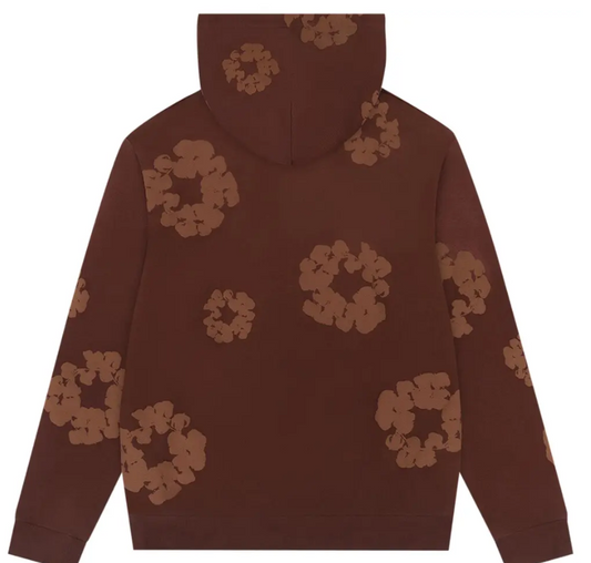 Denim Tears Mono Cotton Wreath Hoodie 'Brown'