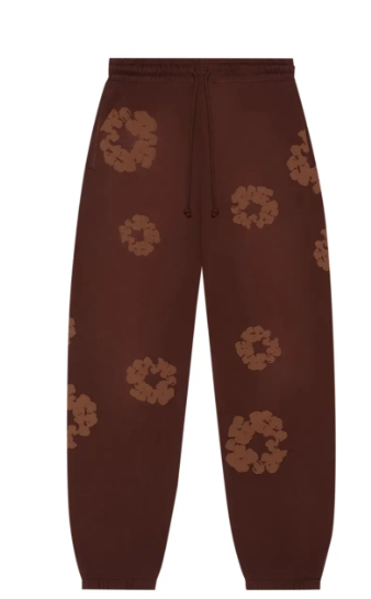 Denim Tears Mono Cotton Wreath Sweatpants 'Brown'