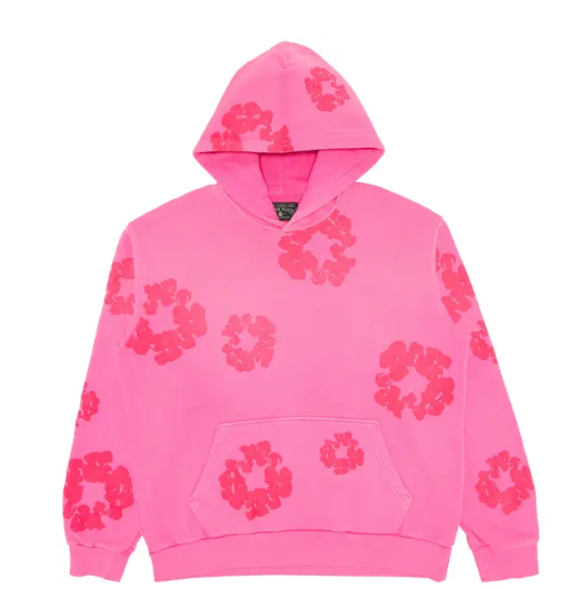 Denim Tears Mono Cotton Wreath Hoodie 'Pink'
