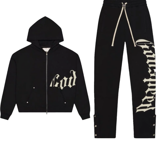 God Speed OG Logo Sweatsuit V2 (Black)