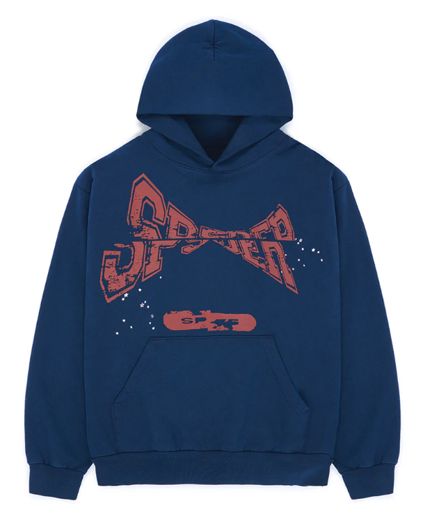 Sp5der Adult Sweatshirt  Hoodie Navy