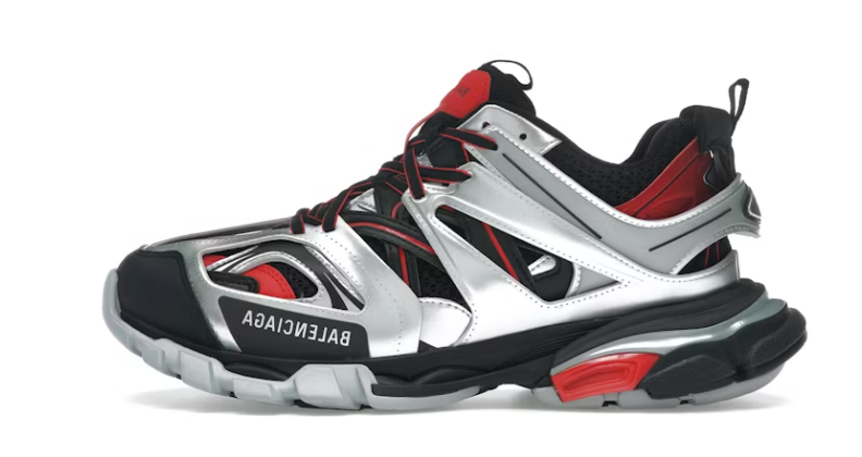 Balenciaga Track Black Red White Silver (USED)